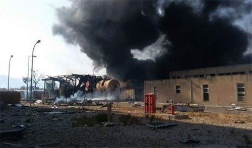 ataque suicida en el cruce de Atma Más de 45 terroristas mueren en un atentado suicida en la frontera siria-turca